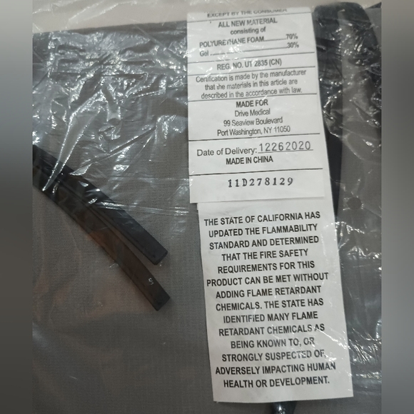 New Drive Seating Concepts Gel-U-Seat  Wheelchair Cushion - Picture 3 of 7